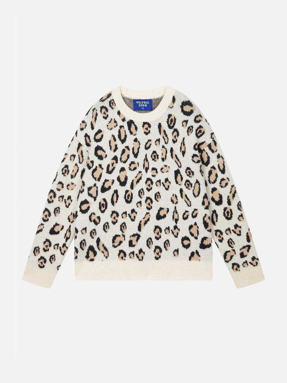 NBD Efron Cut Out Sweater online - Leopard