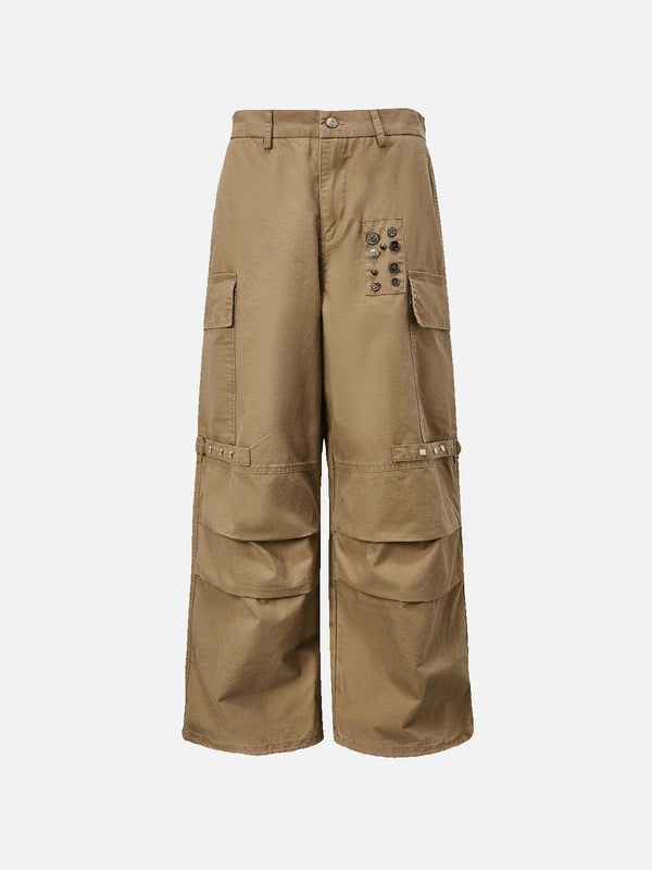 Aelfric Eden Button Decoration Cargo Pants