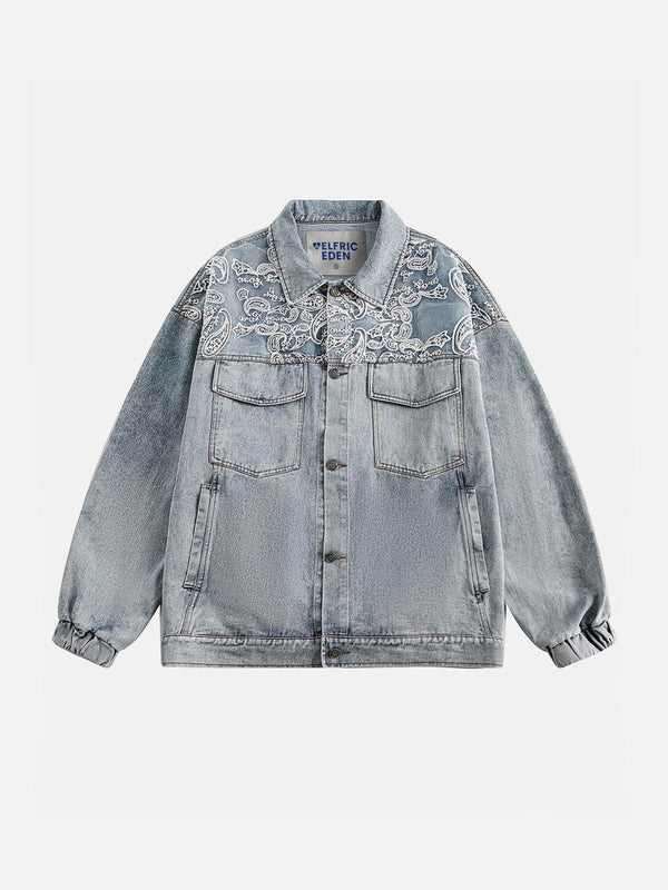 Aelfric Eden Bandana Denim Jacket