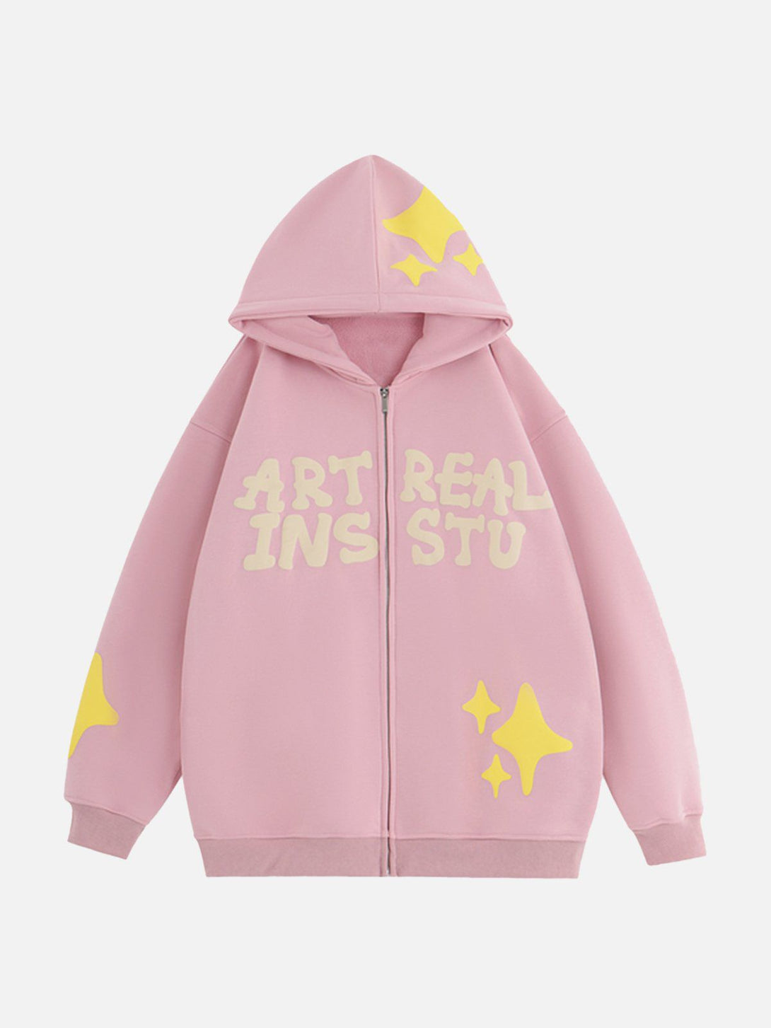 Aelfric Eden Star Letter Foam Print ZIP UP Hoodie – Aelfric eden