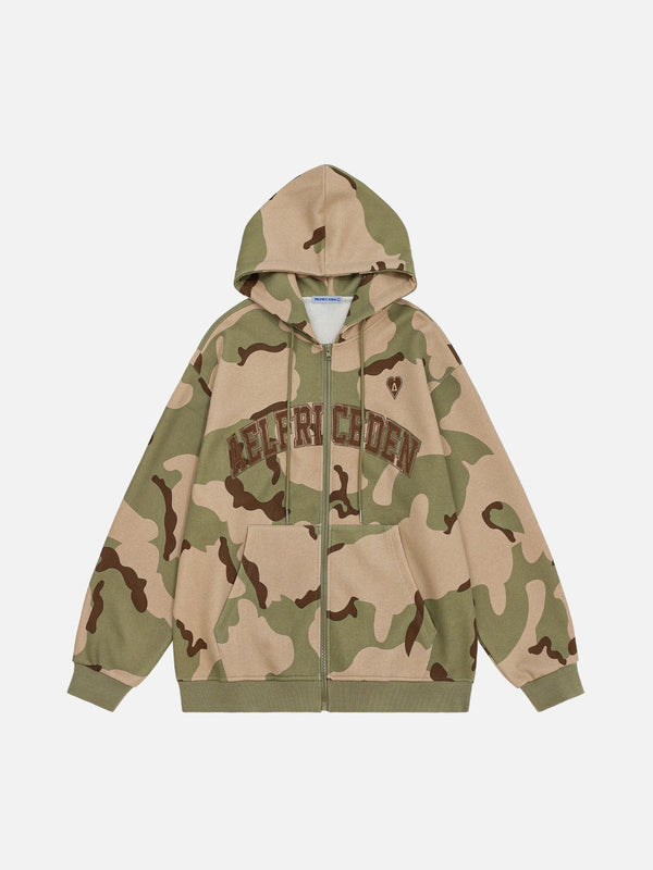 [Pre-Order] Aelfric Eden Camouflage Zip Up Hoodie