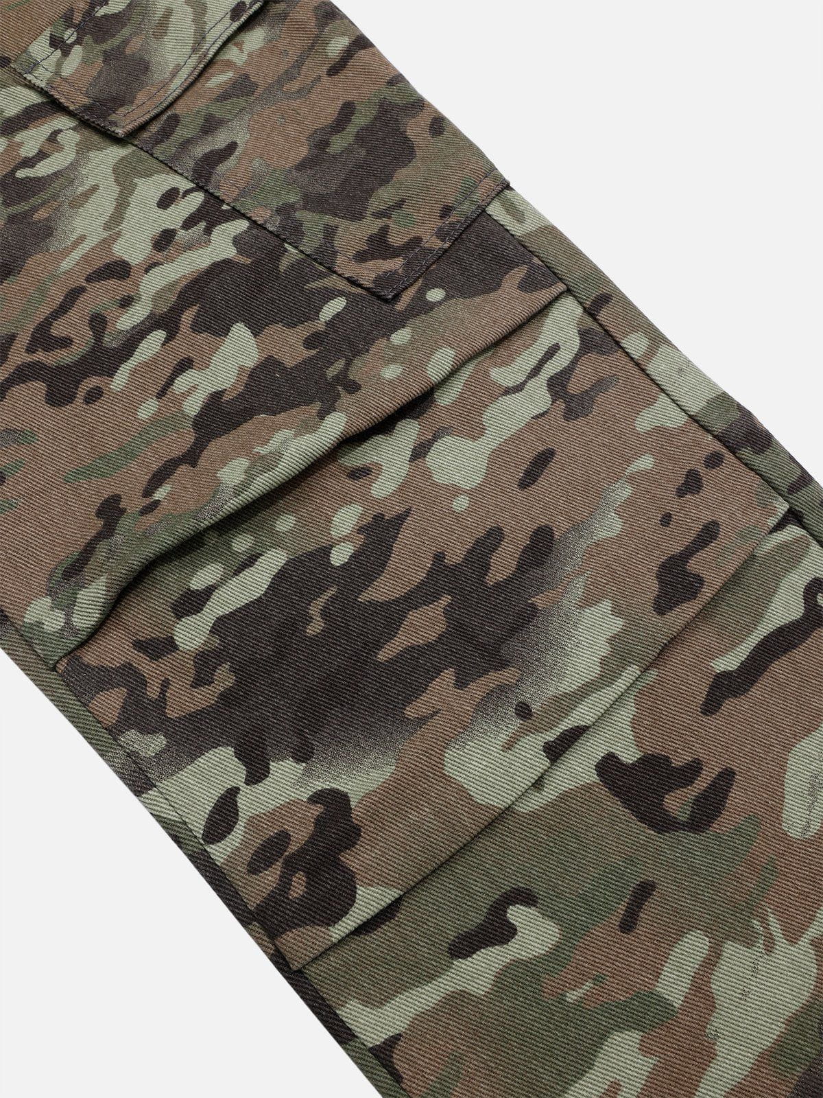 Aelfric Eden Multi Pocket Camouflage Loose Jeans