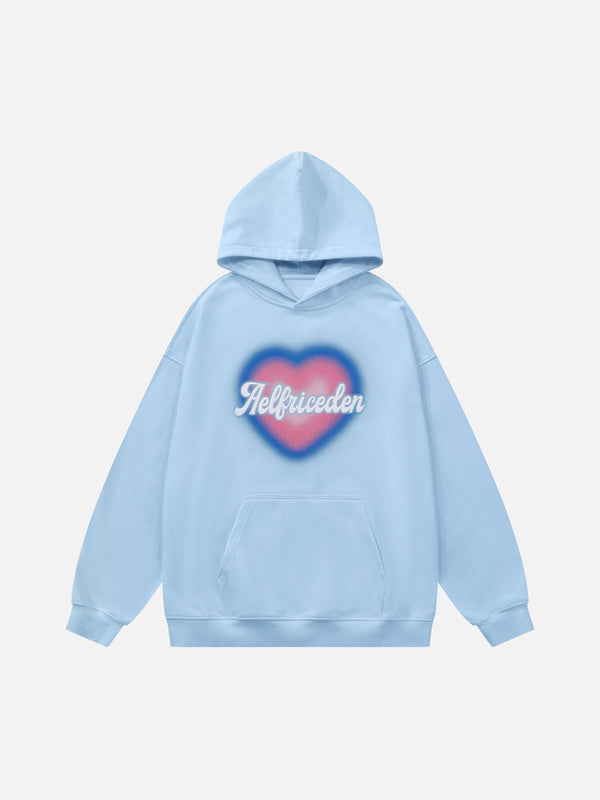 Aelfric Eden Dip Dye Heart Hoodie