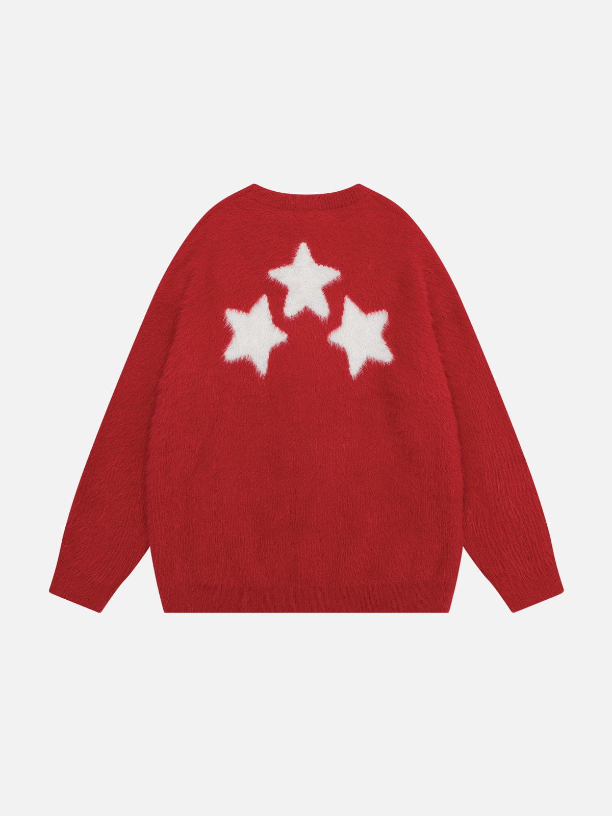 Aelfric Eden Star Graphic Red Sweater