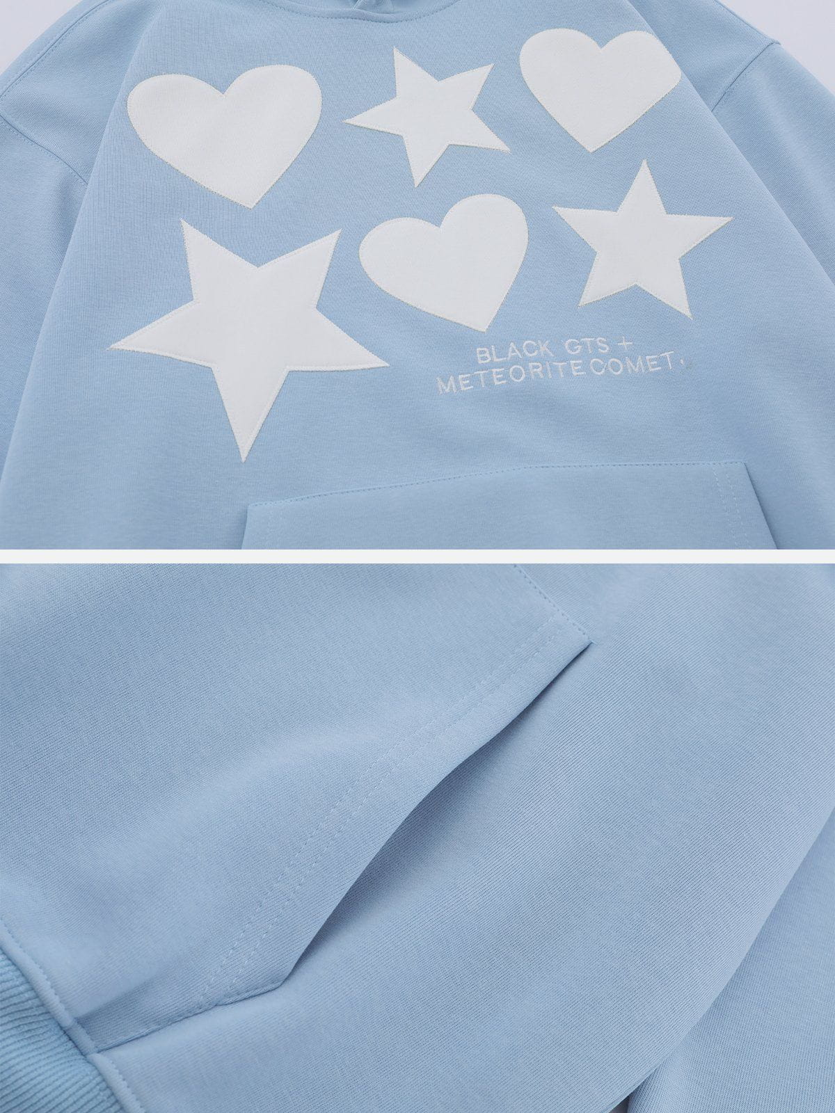 Aelfric Eden Embroidery Star Heart Hoodie