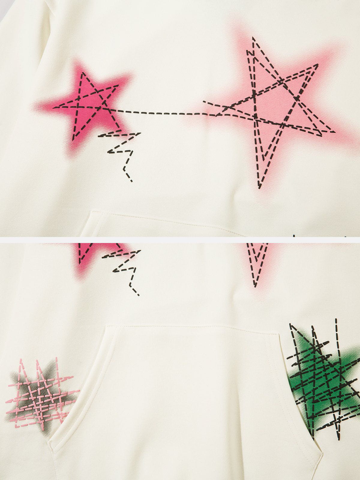 Aelfric Eden Graffiti Line Star Hoodie