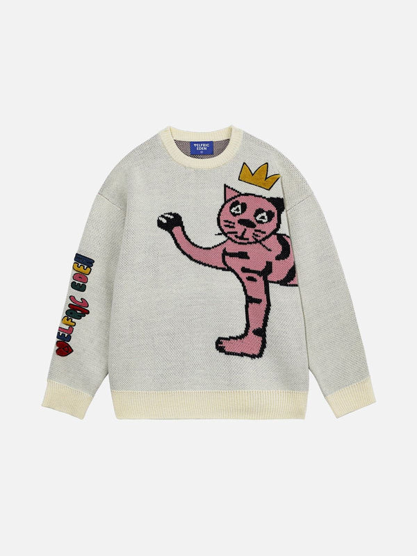 Aelfric Eden Jacquard Cat Sweater @iggybellyy