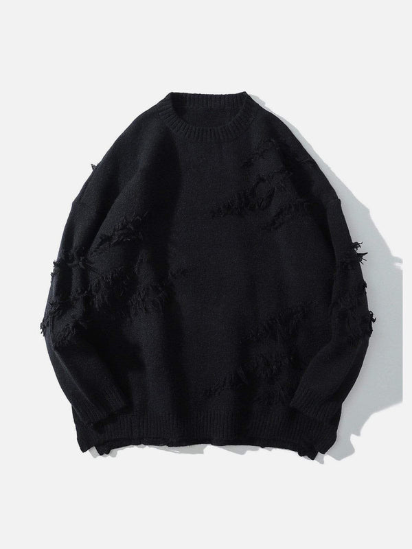 Aelfric Eden "Rwoiut" Fringed Design Sweater