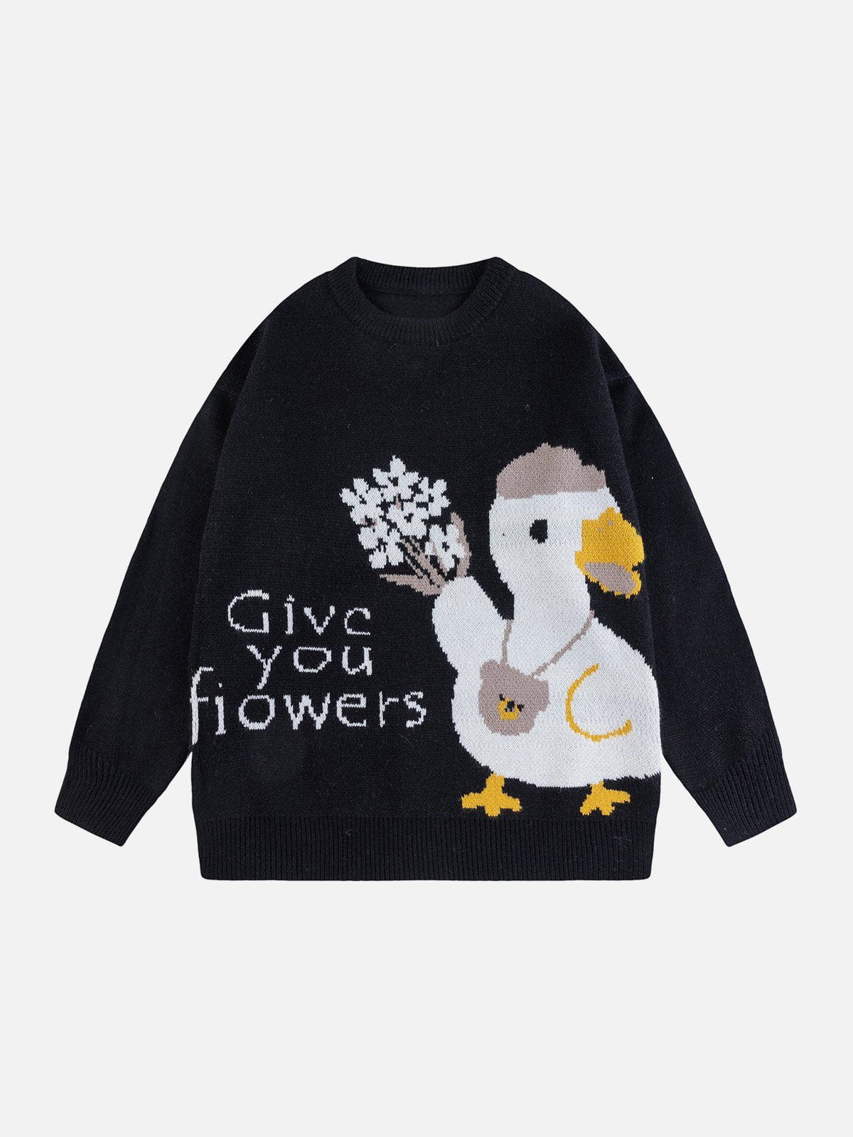 Aelfric Eden Jacquard Cartoon Duck Sweater – Aelfric eden